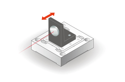 Mirror fine-tuning of interferometer