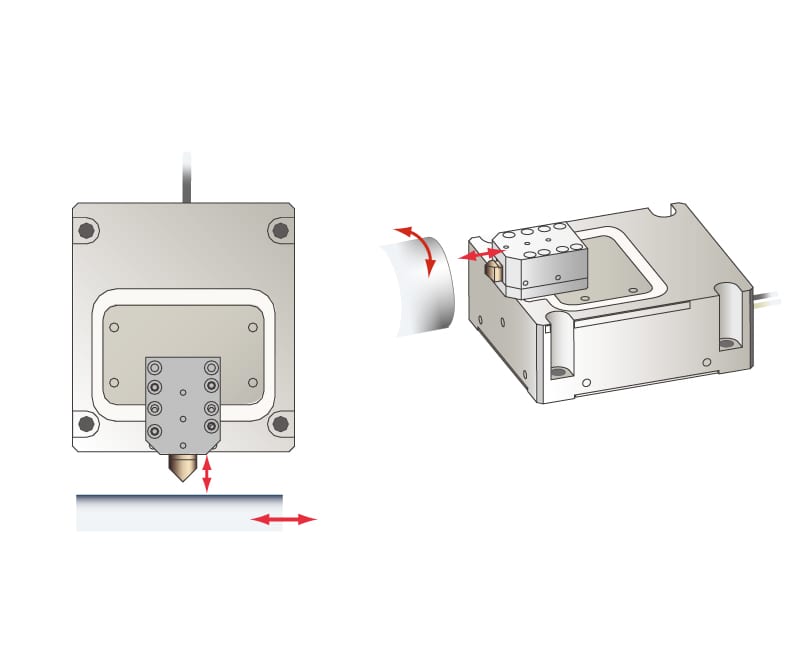 Precise feeding of diamond tool