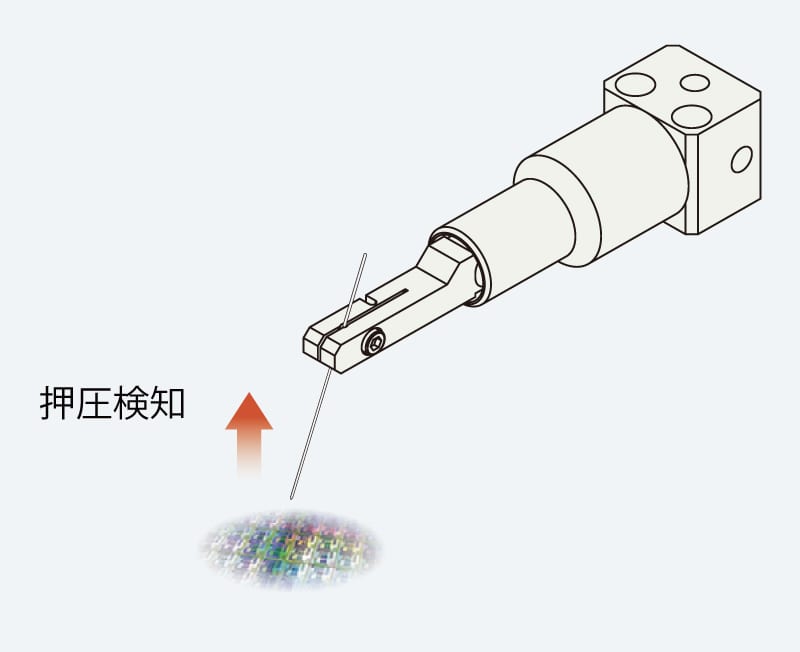 半導体デバイスへのプロービング接触検知